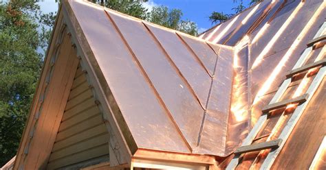 faux copper metal roof panels